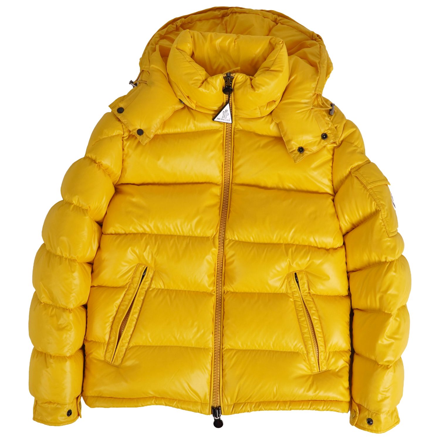 【未使用品】MONCLER フード付きダウンジャケット イエロー 楽天市場】モンクレール ダウン（カラーイエロー）（メンズ