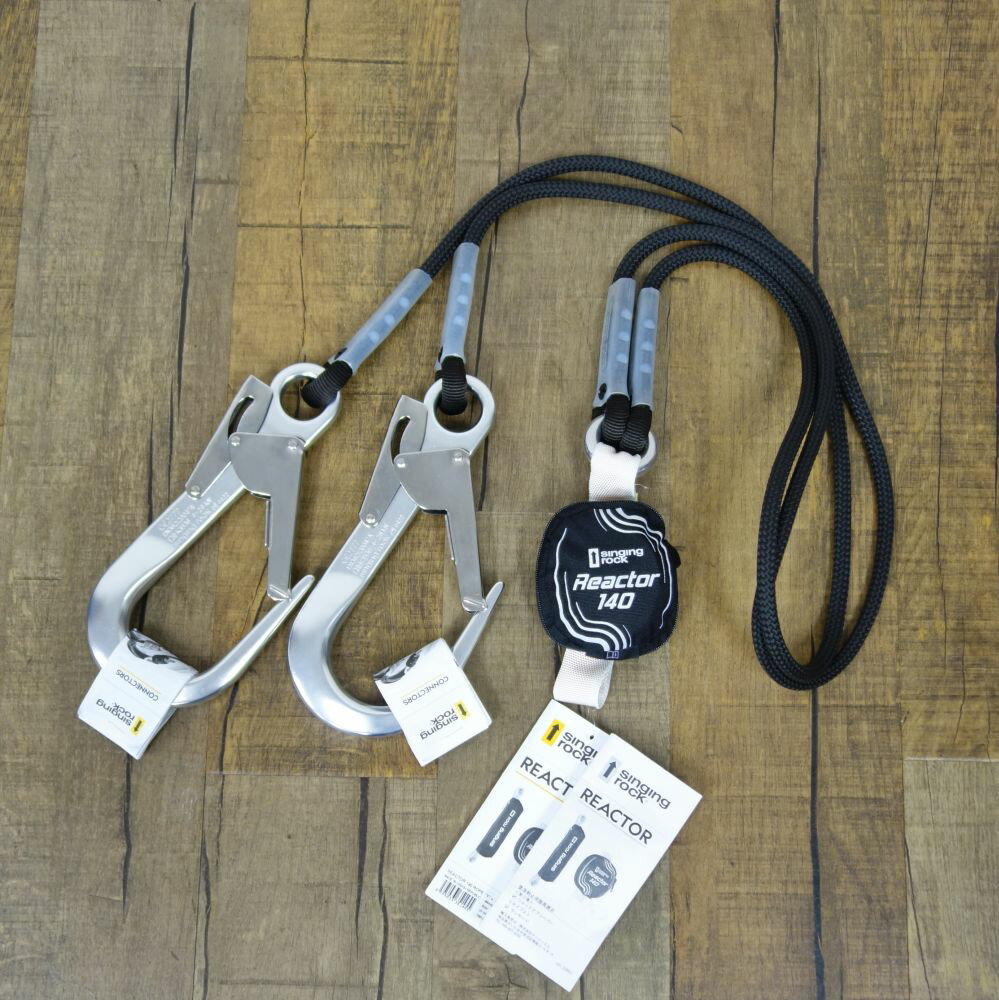 【新古品】シンギングロック singing rock REACTOR 140 ROPE Y CONNECTORS リアクター ロープ 155cm ビ..