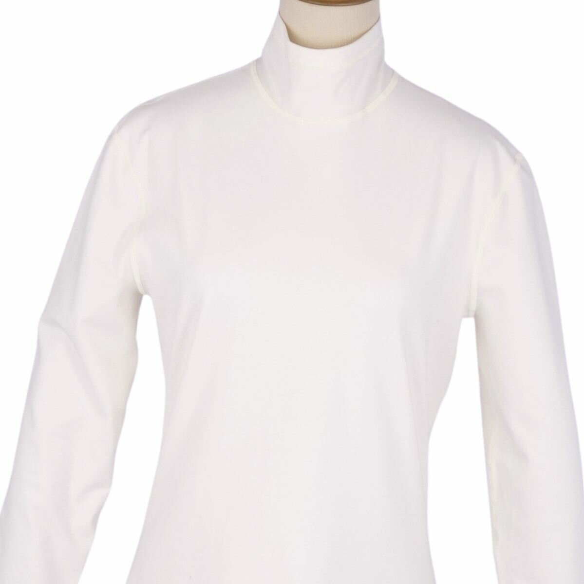 MODEST LORD 仙台 楽天市場店の【美品】ボッテガヴェネタ BOTTEGA VENETA Tシャツ 2024 カットソー ハイネック ジャージー トップス レディース イタリア製 36(S相当) ホワイト【中古】｜アングル3