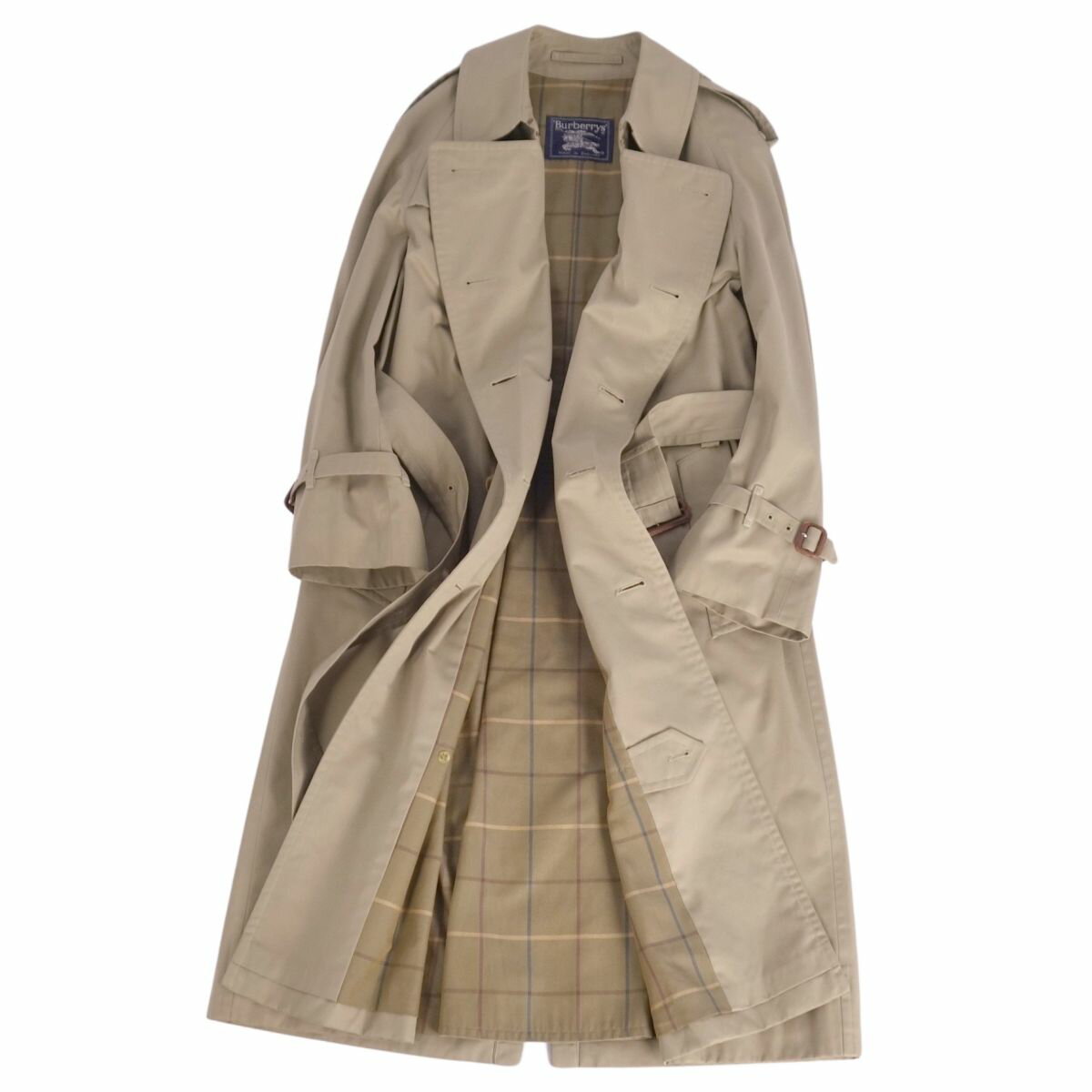 【美品】Vintage バーバリー Burberrys コート トレンチコート 裏チェック 英国製 ...