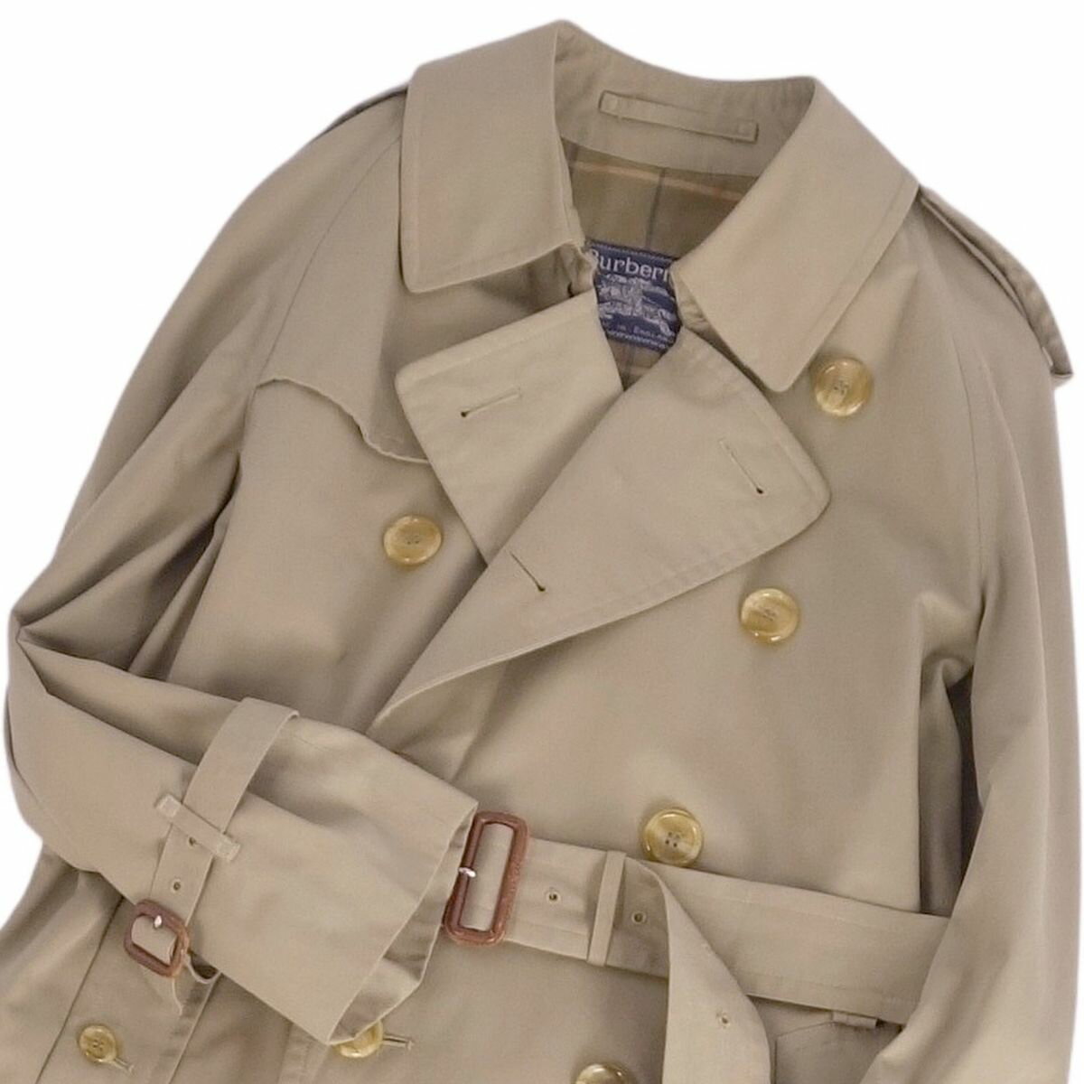 【美品】Vintage バーバリー Burberrys コート トレンチコート 裏チェック 英国製 ...