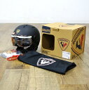 【新古品】ロシニョール ROSSIGNOL ウィンター スポーツ ヘルメット FIT VISOR IMPACTS W BLACK 52-55cm レディース スキー ▼【中古】