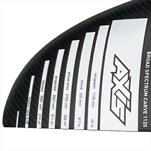 AXIS Broad Spectrum Carve (BSC) フロントウィング BSC-1120 (中古品）