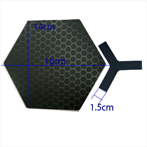 Funktion サーフボード用 ブラックデッキパッド　FK-DECKPAD-HBBLK