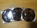 秋田角館/樺細工コースター丸型3個セット