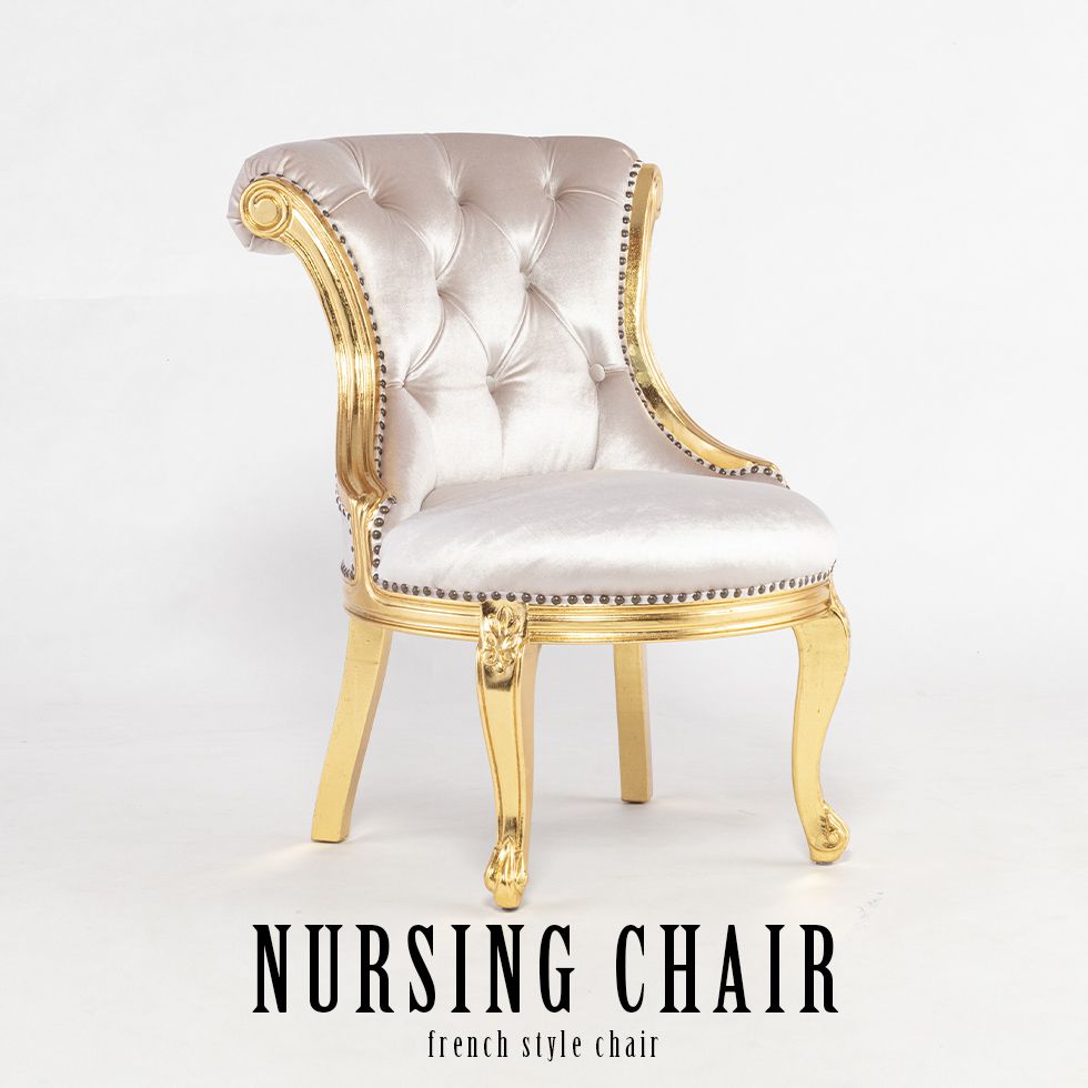 アンティーク イス ロココ調家具 チェア 1人掛け猫脚 エステ サロン アンティーク 風 ゴージャス シャ..