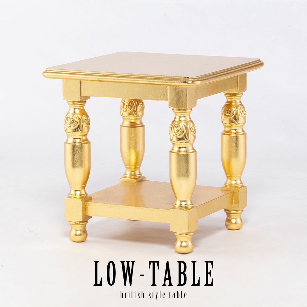 ローテーブル コンパクト ソファ アンティーク 風 ミニ 小さい 小型 木製天板 英国 イギリス ブリティ..