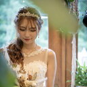 ブライダルティアラ ボタニカル 結婚式
