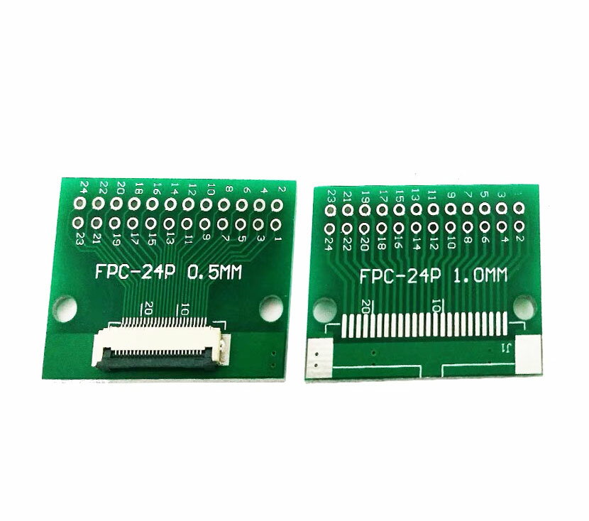 Moechando FPC FFC変換基板 0.5mmピッチ 24ピン 適合FPC FFCフラットケーブル