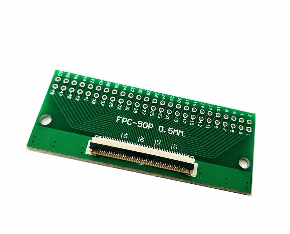 Moechando FPC FFC変換基板 0.5mmピッチ 50ピン 適合FPC FFCフラットケーブル