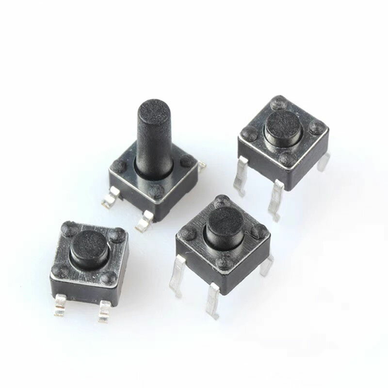 Rakuten - Moechando TS4.5x4.5 タクトスイッチ 押しボタンスイッチ 基板スルーホール取付（30個入）