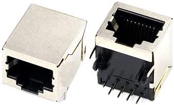 Rakuten - Moechando RJ45コネクタ 8P8Cイーサネットモジュラージャック RJ45-8P8C-58(18.3)（5個入）