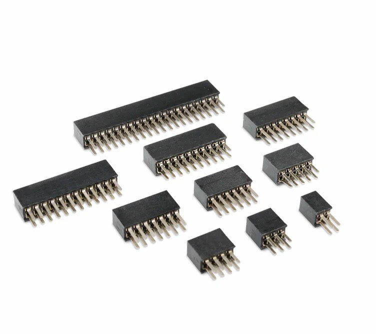 Moechando1.27mmピッチ　 2列ピンソケット ストレート PS127-D