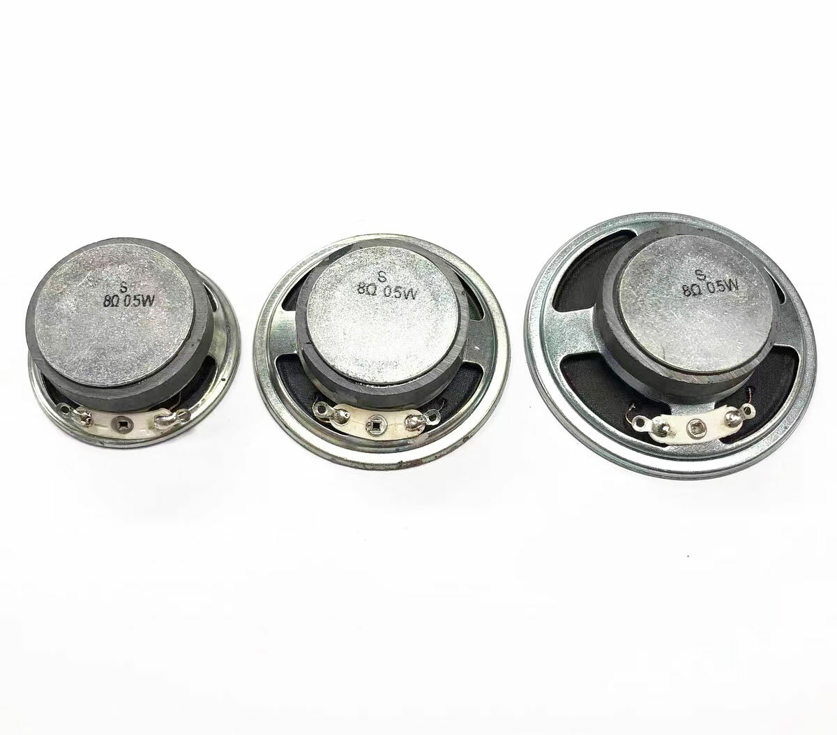 Moechando オーディオ スピーカーユニット 透明 防水 修理DIY インピーダンス:8Ω0.5W