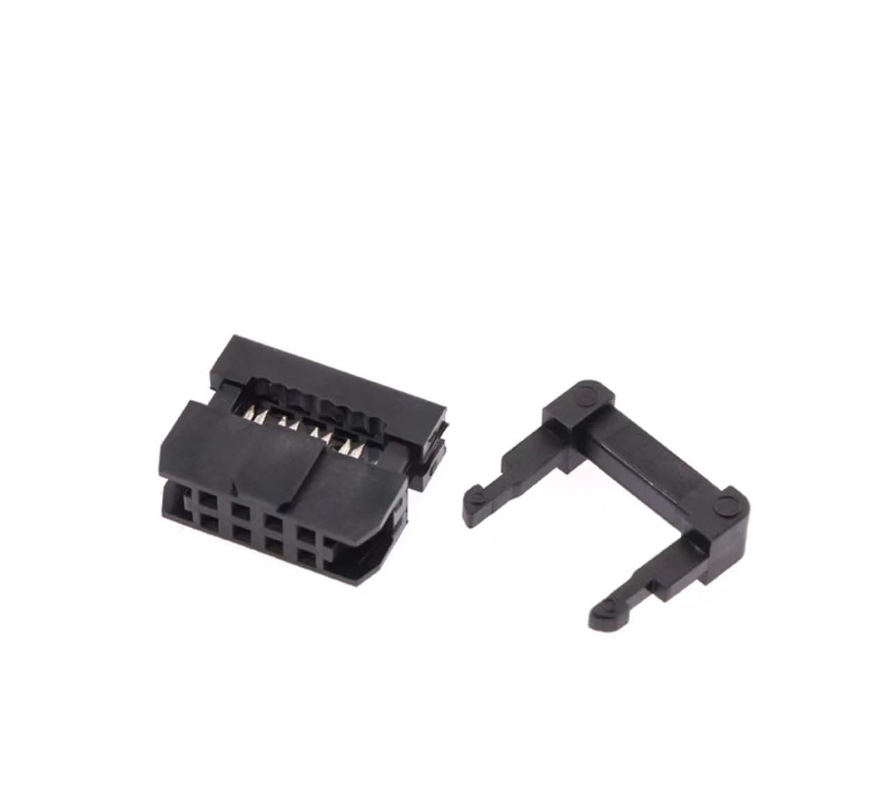 Moechando 2.54mmピッチ IDCケーブルコネクタ IDCソケット ケーブル取り付けタイプ （5個入り）