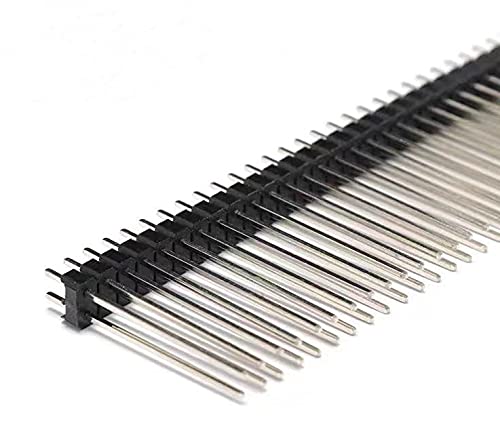 Rakuten - Moechando 2.54mmピッチ 40P 単列・2列ピンヘッダ 基板ヘッダ ピン全長：15mm、25mm （5本入り）