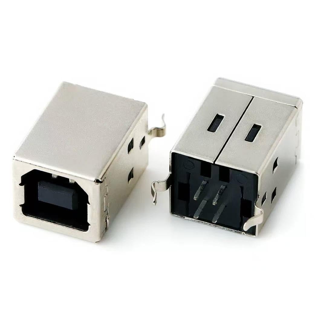 Rakuten - Moechando 2.0 USBコネクタ Bタイプ/メス 基板スルーホール取付 UBF-02（5個入り）