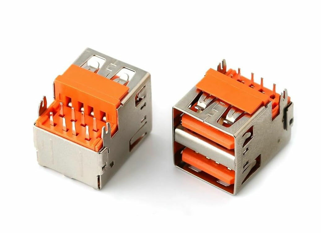 Rakuten - Moechando 2.0 USBコネクタ Aタイプ/メス/2段 UAF2-A03 （5個入り）
