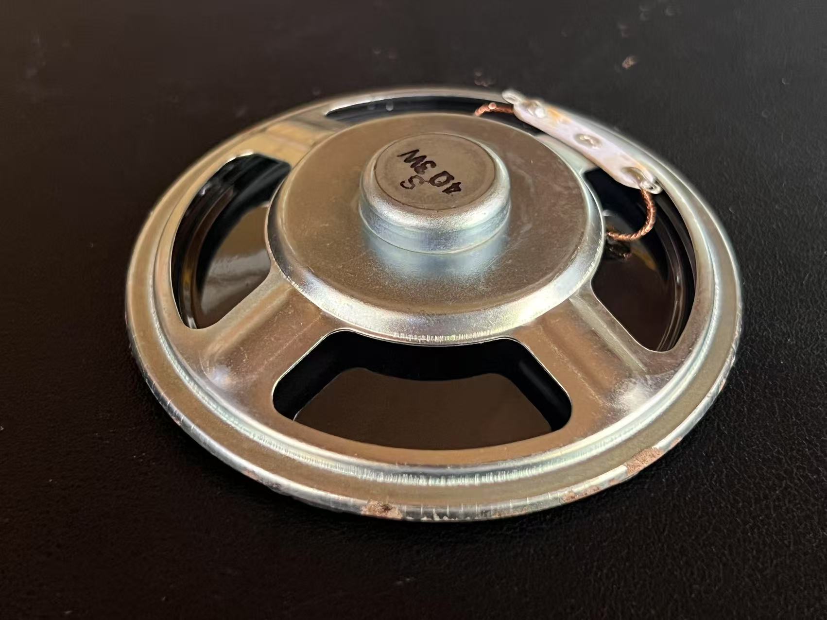 Moechando 特売品　4Ω3W スピーカーユニット 透明 77x18mm 傷跡がある（1個入り）