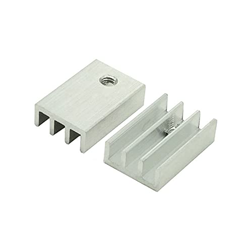 Rakuten - Moechando ヒートシンク 17x11x5mm TO-220 冷却フィン アンプに適用 (5個入り)