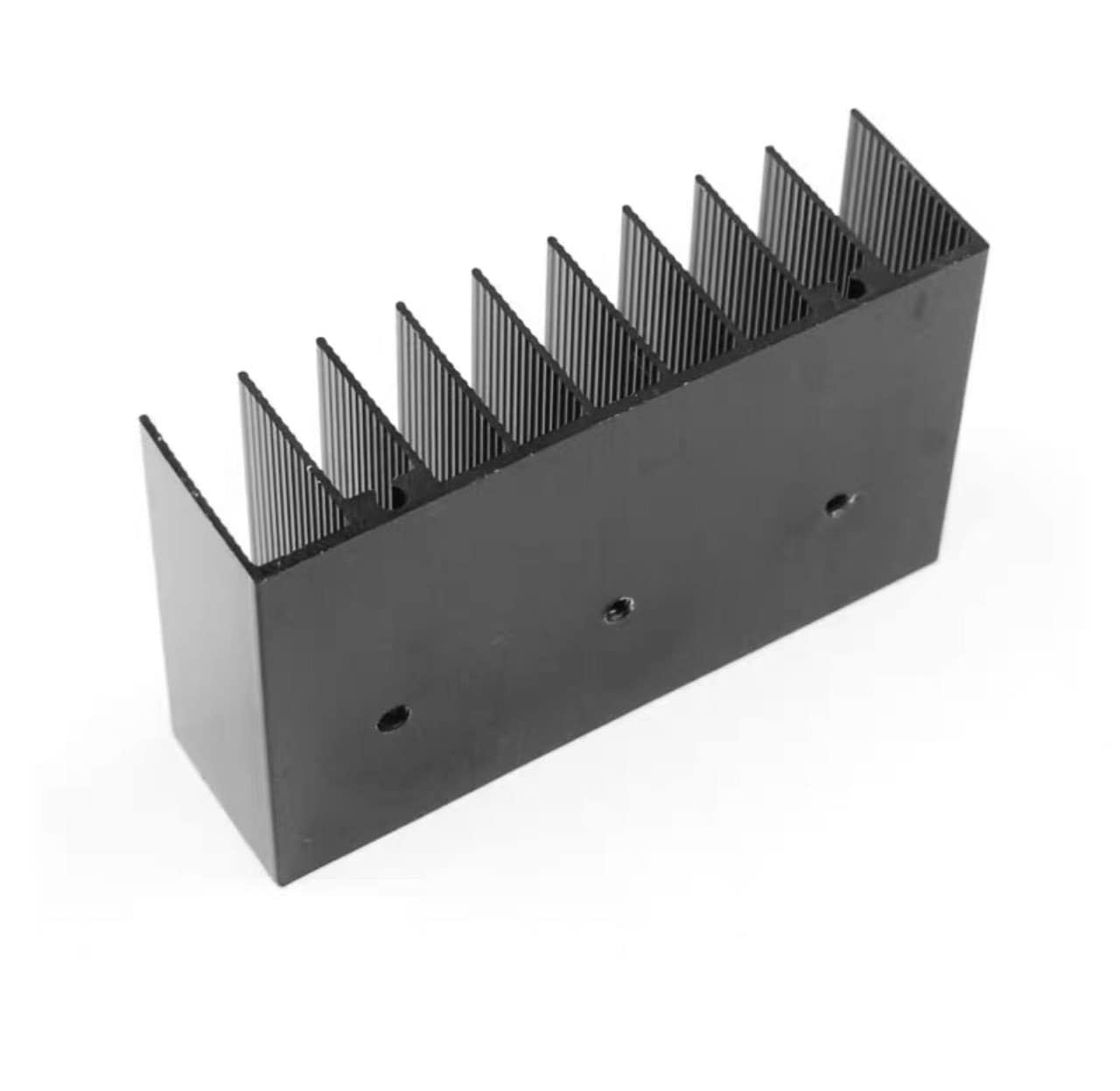・アルミヒートシンク、端面寸法（WxH）：76X21mm、長さ（L）：45mm、黒色、対応：アンプモジュール ・表記価格：1パック＝1個入り ・モニターの発色具合によって実際のものと色が異なる場合があります。 ・在庫点数不足でお客様にご満足できない場合は、お気軽にご相談ください。
