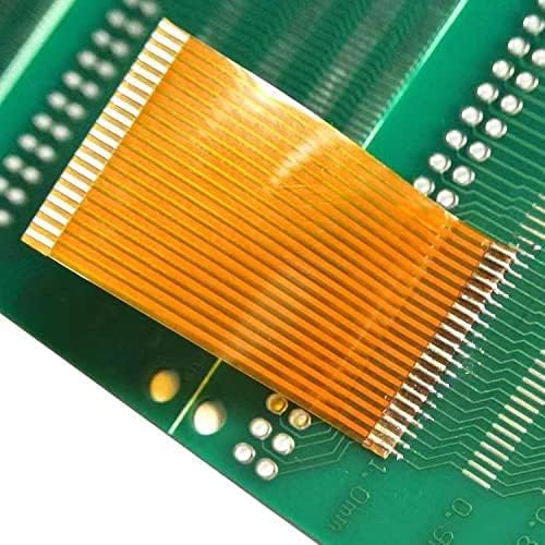 Moechando 2.54mm�ԥå� Ⱦ�ļ���դ������� FFC�ե�åȥ����֥� Ĺ��10mm