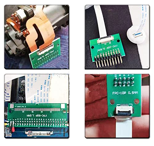 Moechando 0.5mmピッチ 64ピン FFC変換基板 適合FPC FFCフラットケーブル