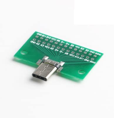 Moechando CタイプUSBコネクタ Type-C 24P コネクタ DIY 実装済みUSBモジュール