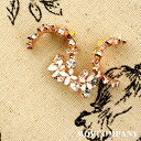 アーチ形 蝶 お花 クリスタル アクセサリーパーツ ビジュー パーツ メタルパーツ 手芸 材料 クラフト 手作り アクセサリー ハンドメイド素材 decopar...
