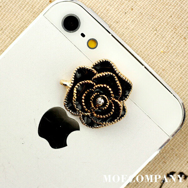カン付き ブラックローズ アクセサリーパーツ ビジュー パーツ メタルパーツ 手芸 材料 クラフト 手作り アクセサリー ハンドメイド素材 moecompany-10003031 モエカンパニー〜デコ・ジュエリー サンプル画像2
