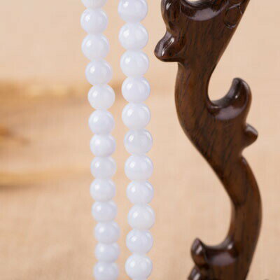 高級 純天然石【ブルーカルセドニー 玉髄 青色】直径 4mm 6mm 8mm 10mm 粒売り バラ売り パワーストーン ブレスレット レディース メンズ スト...