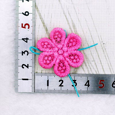 花 フラワー 【2個入り】リボン 布 手芸材料 ハンドメイド 素材 moecompany-10001698 モエカンパニー〜デコ・ジュエリー サンプル画像3