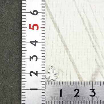 ステンレス製 【5個入り】葉 クローバー チャーム ペンダントトップ ネックレス トップ