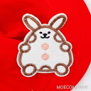 アイロン接着アップリケ【3枚入り】フェルト+刺繍画像の色をご確認下さい。幼児 子供 カバン 体操服 制服 帽子 衣裳等に