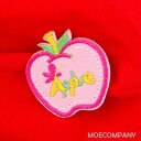 アイロン接着アップリケ【3枚入り】フェルト+刺繍画像の色をご確認下さい。子供 カバン 体操服 制服 帽子 衣裳等に