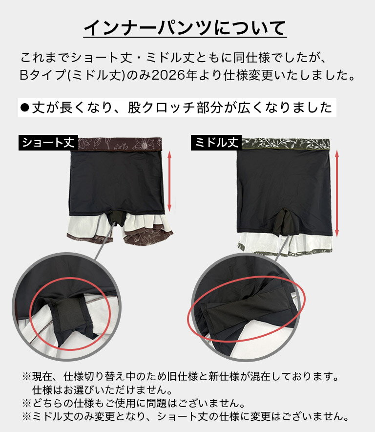 【3丈・M-5L】これ1枚でOK！インナーがくっついた水着パンツ 水着 レディース 体型...