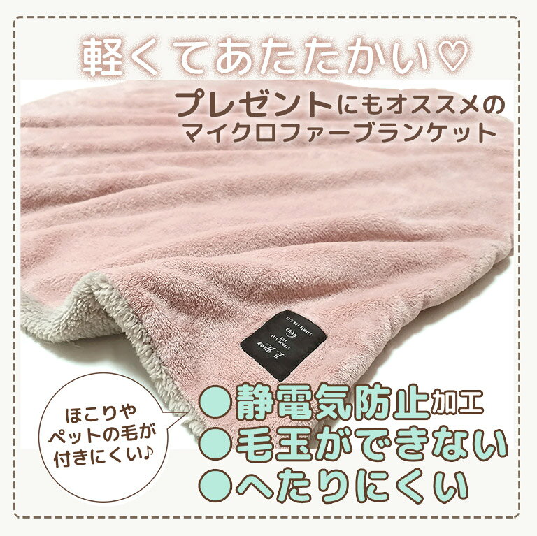ふんわりかわいい！ ブランケット 大判 毛布 ふんわり2枚仕立て おしゃれ Lサイズ 140×100cm かわいい もこもこ 冬 寝具 大きめ あたたかい ひざ掛け ふわふわ 軽い 防寒 冷え対策 ひざかけ 着る毛布 厚手 dz118ot moestore-10000660 アーディア サンプル画像2