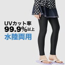 UVカット率99.9%以上! ラッシュレギンス キッズ ラッシュガード 子供 子供用 男の子 女の子 男子 女子 水着 UPF50+ 怪我防止 紫外線対策 日焼...