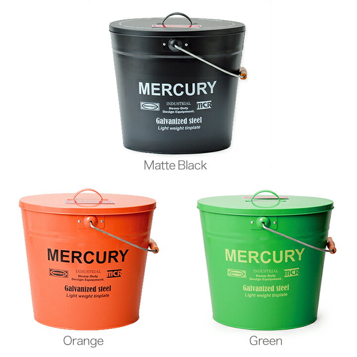 ブリキバケツ オーバル MERCURY・レトロデザインのマーキュリーのバケツ。キャンプや洗車、ガーデニング、収納やおもちゃ入れに人気♪ ジャグ受け 炭火 灰入れ 薪 ゴミ箱 受け皿 ジャグスタンド 災害 防災 軽量 軽い サビに強い 用具入れ 掃除用品通販格安セール情報 楽天 通販
