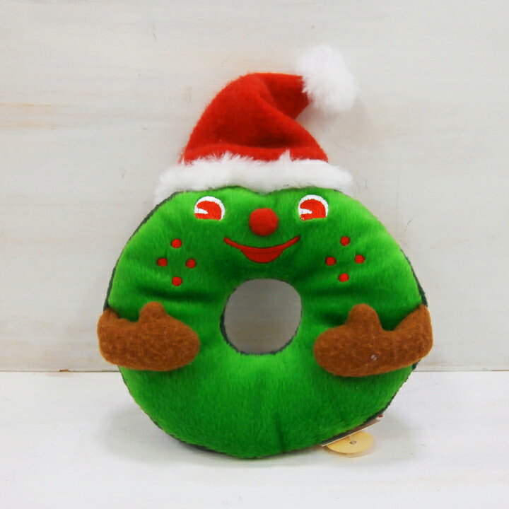 【半額 50%OFF!】クリスマスリース　ハンド付き　GLADEE（グラディー）クリスマスのオーナメントにオススメ！ふかふかかわいいクリスマスリース☆