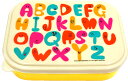 ランチボックス（フォーク付）　アルファベット（Alphabet）　GLADEE（グラディー）・かわいいお弁当箱、同シリーズのお弁当グッズとと一緒に、おべんとうばこだけでなくフードコンテナや保存容器などの代わりにも、男の子や女の子の子供にもオススメ