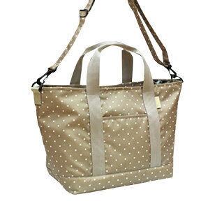 【送料無料】モワルートートバッグときんちゃくのセット Beige DOot（Moelleux tote bag）GLADEE（グラディー）2way軽量マザーバッグ 斜めがけバッグやショルダーバッグにもなるママバッグ ジムバッグやレジャーバッグ、トラベルバッグにも！