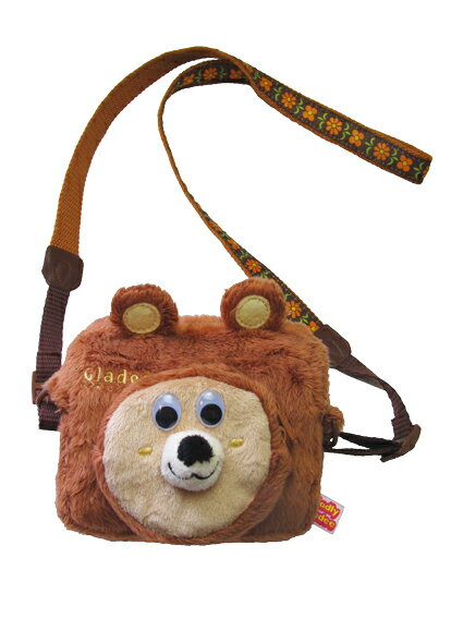 動物カメラポーチ ベア（Animal Camera Pouch Bear ）　GLADEE（グラディー）【楽ギフ_包装選択】【楽ギフ_のし宛書】【楽ギフ_メッセ入力】