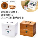 【アウトレット】ファーストエイドボックス L・木製の救急箱、薬箱♪収納 鍵付き 大容量 大きめ 家庭用 薬ケース 入れ物 北欧 おしゃれ かわいい 引き出し ふ...