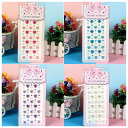 【メール便送料無料】3D立体シール ハート・デコシール 手帳 シール手帳 3Dシール ごほうびシール 日記シール ご褒美シール デコステッカー おはじきシール ...