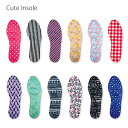 【メール便対応】インソール クッション レディース Cute Insole Cushionおしゃれ可愛いデザイン柄の女性用靴中敷き♪つま先・土踏まず・かかとにやわらかいパッドが入って疲れにくい衝撃吸収♪立ち仕事のヒールパンプスに♪子供キッズも履ける