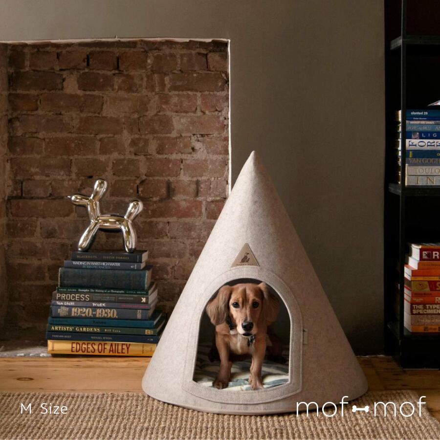 楽天mof-mof 北欧デザインのペット用品NOOEE PET どこでもおうちテント ベージュ M ドッグテント テント 丸めて運べるおうちテント ドッグベッド 猫 猫ベッド 猫テント 北欧 ハイクオリティー 小型犬 トラベル 旅行 インテリア 犬 ねこ ペット用 隠れ家 オールシーズン モフモフ