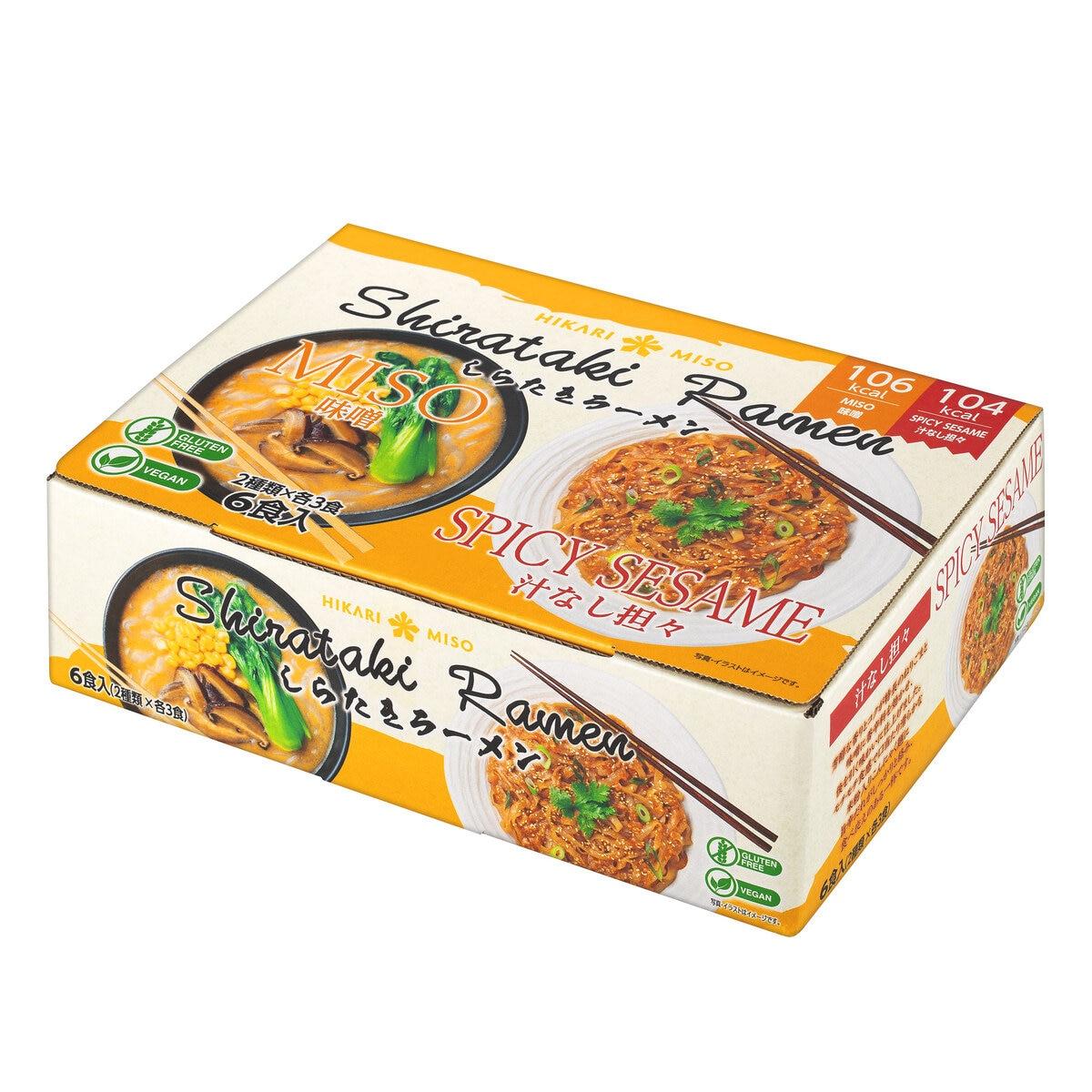 米粉入りのこんにゃく麺を使用したラーメン。 味噌ラーメンは、味噌の深いコクと濃厚な旨みが特長のスープに、香辛料のピリッとしたアクセントを効かせた味わいです。 汁なし担々麺は、芳醇な香りとコクが特長のねりごまと味噌に香辛料を効かた、後を引く味わいです。