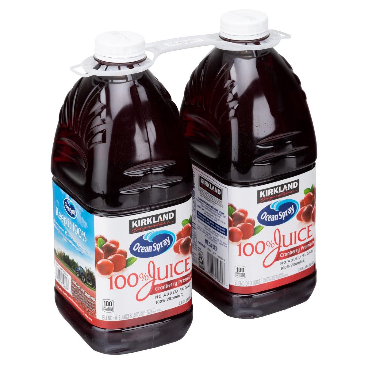 期間限定！ポイント5倍！カークランドシグネチャー クランベリー＆フルーツミックス濃縮還元ジュース