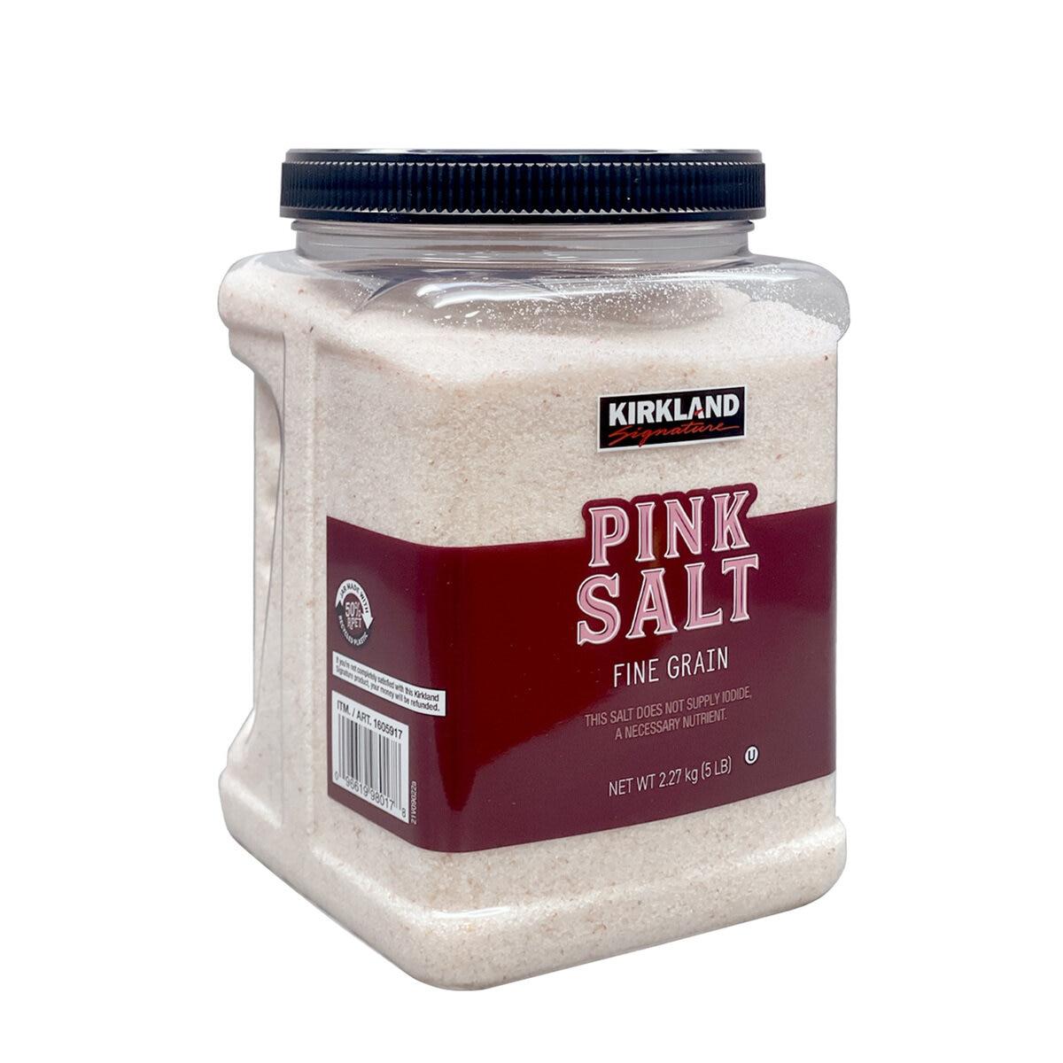 限定販売！カークランドシグネチャー ピンク岩塩 2.27kg